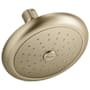 Kallista 002 Collection 1.75 GPM Single Function Shower Head Brushed French Gold