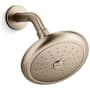 Kallista 002 Collection 1.75 GPM Single Function Shower Head Brushed Bronze