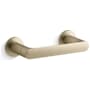 Kallista 002 Collection Wall Mounted Pivoting Toilet Paper Holder Brushed French Gold
