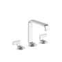Kallista Guise Collection 1.2 GPM Widespread Bathroom Faucet with Pop-Up Drain Assembly Polished Chrome