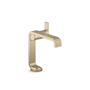 Kallista Guise Collection 1.2 GPM Single Hole Bathroom Faucet with Pop-Up Drain Assembly Brushed French Gold