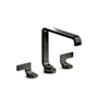 Kallista Guise Collection Deck Mounted Tub Filler Polished Graphite