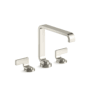 Kallista Guise Collection Deck Mounted Tub Filler Polished Nickel