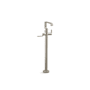 Kallista Guise Collection Floor Mounted Clawfoot Roman Tub Filler Brushed Nickel