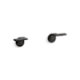 Kallista Guise Collection Lever Handles Polished Graphite