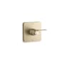Kallista Guise Collection Thermostatic Valve Trim Only with Single Lever Handle - Less Rough In Brushed French Gold