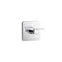 Kallista Guise Collection Thermostatic Valve Trim Only with Single Lever Handle - Less Rough In Polished Chrome