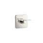 Kallista Guise Collection Thermostatic Valve Trim Only with Single Lever Handle - Less Rough In Polished Nickel