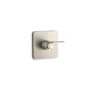 Kallista Guise Collection Thermostatic Valve Trim Only with Single Lever Handle - Less Rough In Brushed Nickel