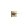 Kallista Guise Collection Single Handle 3 Function Diverter Valve Trim - Less Valve Brushed French Gold