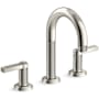 Kallista Vir Stil by L Kirar 1.2 GPM Widespread Bathroom Faucet Polished Nickel