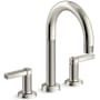 Kallista Vir Stil by L Kirar Deck Mounted Roman Tub Filler Polished Nickel