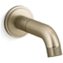 Kallista Vir Stil by L Kirar 7-1/16" Tub Spout Brushed French Gold