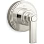 Kallista Vir Stil by L Kirar Single Handle 3 Function Diverter Valve Trim - Less Valve Polished Nickel