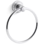 Kallista Vir Stil by L Kirar 6-3/8" Wall Mounted Towel Ring Polished Chrome