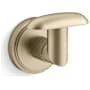 Kallista Vir Stil by L Kirar Single Robe Hook Brushed French Gold