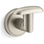 Kallista Vir Stil by L Kirar Single Robe Hook Brushed Nickel (PVD)