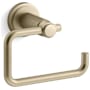 Kallista Vir Stil by L Kirar Wall Mounted Euro Toilet Paper Holder Brushed French Gold