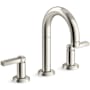 Kallista Vir Stil Minimal 1.2 GPM Widespread Bathroom Faucet Polished Nickel