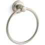 Kallista Vir Stil Minimal 6-3/8" Wall Mounted Towel Ring Brushed Nickel (PVD)