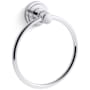 Kallista Vir Stil Minimal 6-3/8" Wall Mounted Towel Ring Polished Chrome