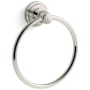 Kallista Vir Stil Minimal 6-3/8" Wall Mounted Towel Ring Polished Nickel