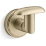 Kallista Vir Stil Minimal Single Robe Hook Brushed French Gold