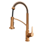 Karran USA Alston 1.8 GPM Single Hole Kitchen Faucet Brushed Copper