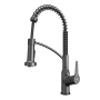 Karran USA Alston 1.8 GPM Single Hole Kitchen Faucet Gunmetal Grey