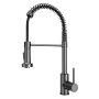 Karran USA Loxton 1.8 GPM Single Hole Kitchen Faucet Gunmetal Grey