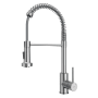 Karran USA Loxton 1.8 GPM Single Hole Kitchen Faucet Stainless Steel