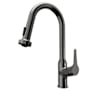 Karran USA Scottsdale 1.8 GPM 16-1/8" Single Hole Kitchen Faucet Spot-Free Gunmetal Grey