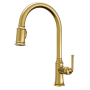 Karran USA Auburn 1.8 GPM Single Hole Kitchen Faucet Brushed Gold