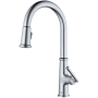 Karran USA Elwood 1.8 GPM Single Hole Pull Down Kitchen Faucet Stainless Steel