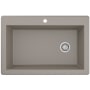 Karran USA Quartz QT 33" Drop In Single Basin Quartz Composite Kitchen Sink Concrete