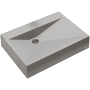 Karran USA Sternhagen 24-1/4" Rectangular Quartz Composite Vessel Bathroom Sink Grey