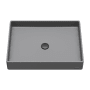 Karran USA Sternhagen 23-5/8" Rectangular Quartz Composite Vessel Bathroom Sink Grey