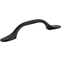 KasaWare Spoon Pack of (8) - 3" Center to Center Vintage Farmhouse Middle Arch Cabinet Handles / Drawer Pulls Matte Black