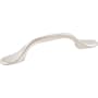 KasaWare Spoon Pack of (8) - 3" Center to Center Vintage Farmhouse Middle Arch Cabinet Handles / Drawer Pulls Satin Nickel