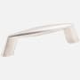 KasaWare Dramatic Modern Pack of (8) - 3 Inch Center to Center Angled Cabinet Handles / Drawer Pulls Satin Nickel