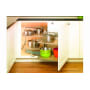 Kessebohmer Magic Corner Left Swing Frame for Blind Corner Organizers - Frame Only Champagne