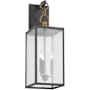 Kichler Lahden 3 Light 26" Tall Wall Sconce Weathered Zinc
