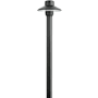 Kichler Single 12V Bollard Path Light Black Brass