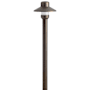 Kichler Single 12V Bollard Path Light Centennial Brass