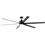 Kichler Loa 80" 6 Blade Indoor / Outdoor Ceiling Fan Satin Black