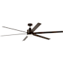 Kichler Loa 80" 6 Blade Indoor / Outdoor Ceiling Fan Satin Natural Bronze