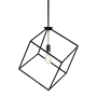 Kichler Cartone 17" Wide Single Pendant Black