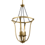 Kichler Thisbe 4 Light 18" Wide Taper Candle Pendant Natural Brass