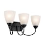 Kichler Jolie 3 Light 21" Wide Vanity Light Black