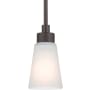 Kichler Erma 5" Wide Mini Pendant with Opal Glass Shade Olde Bronze